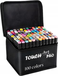 Alkoholové popisovače Touch Art PRO, sada 100 ks